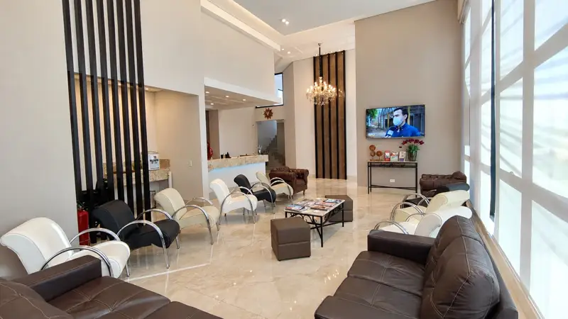 Sala de espera da Clínica Vasculart